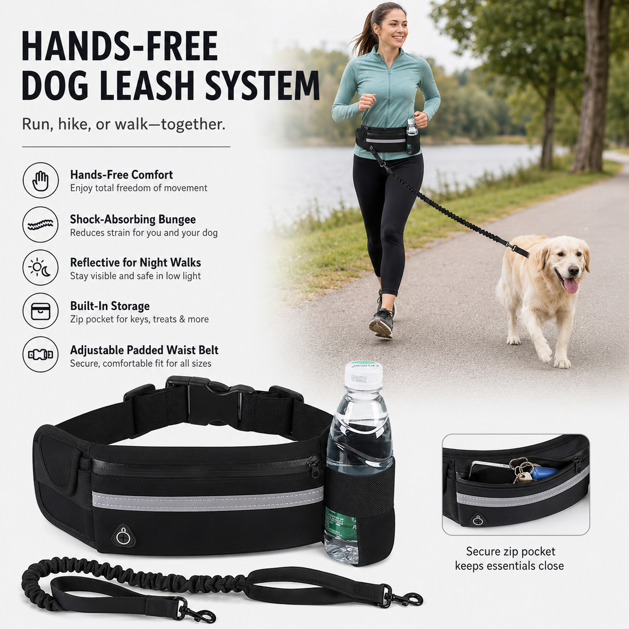 Hands Free Dog Leash