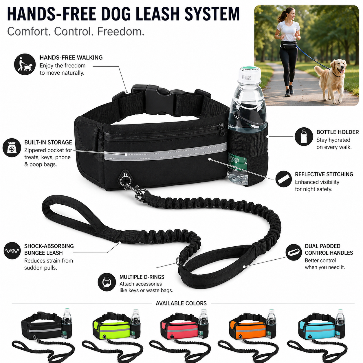 Hands Free Dog Leash