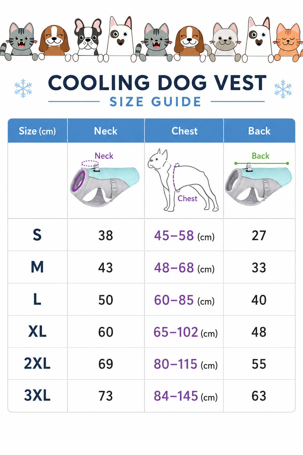 Summer Dog Cooling Vest