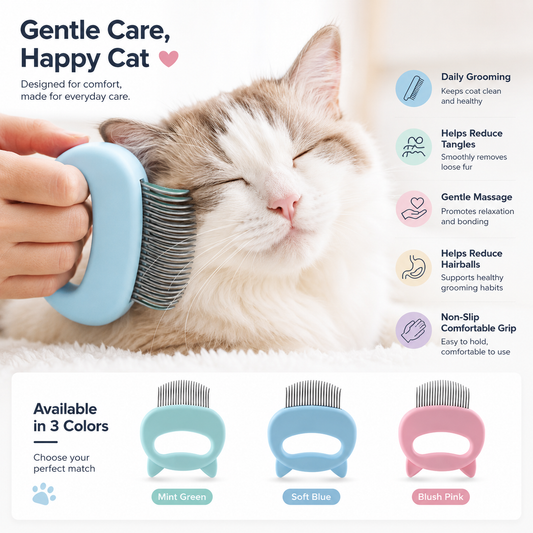 Cat Grooming & Massage Comb