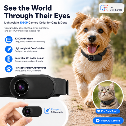 Camera Collar for Cats & Dogs