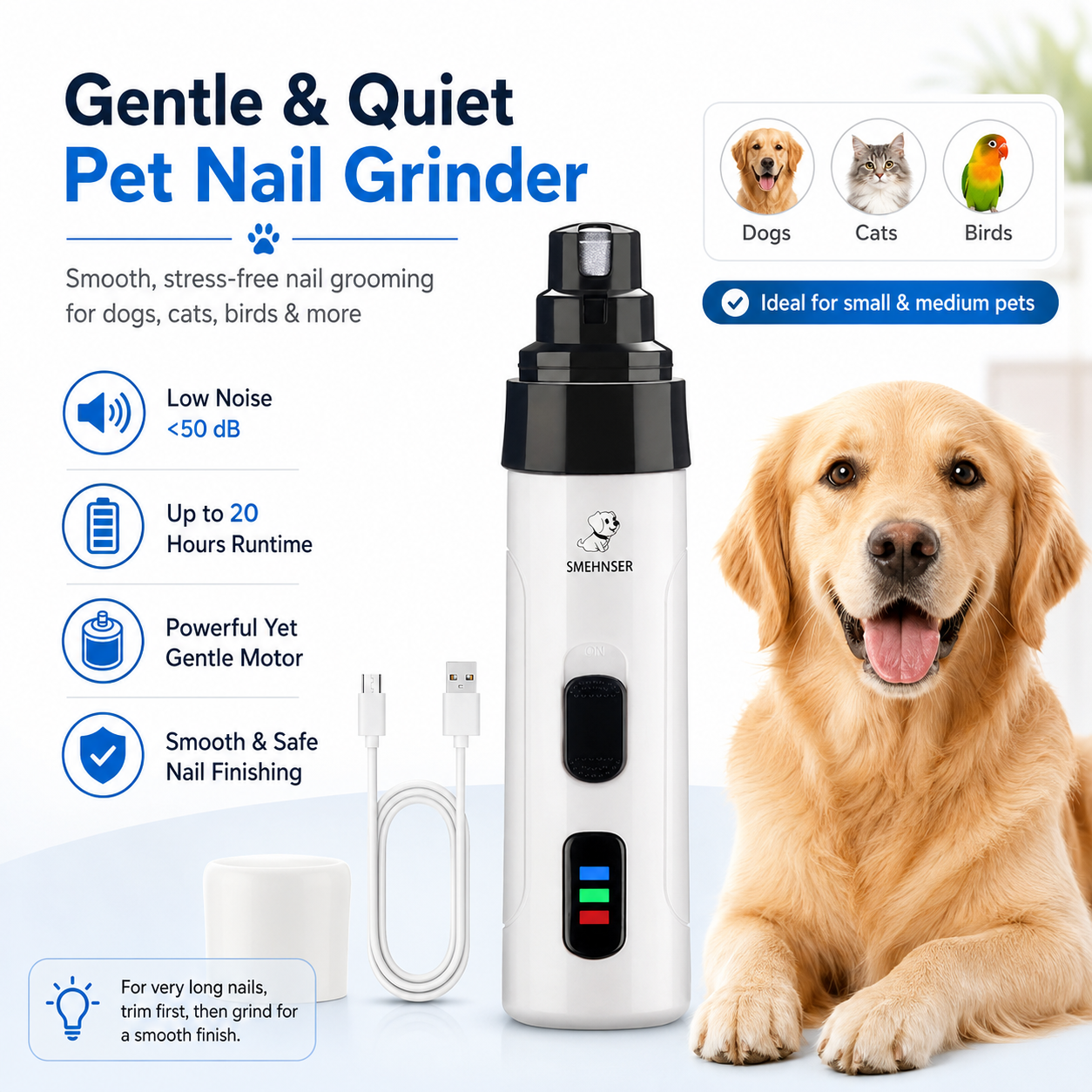 Electric Pet Nail Clipper