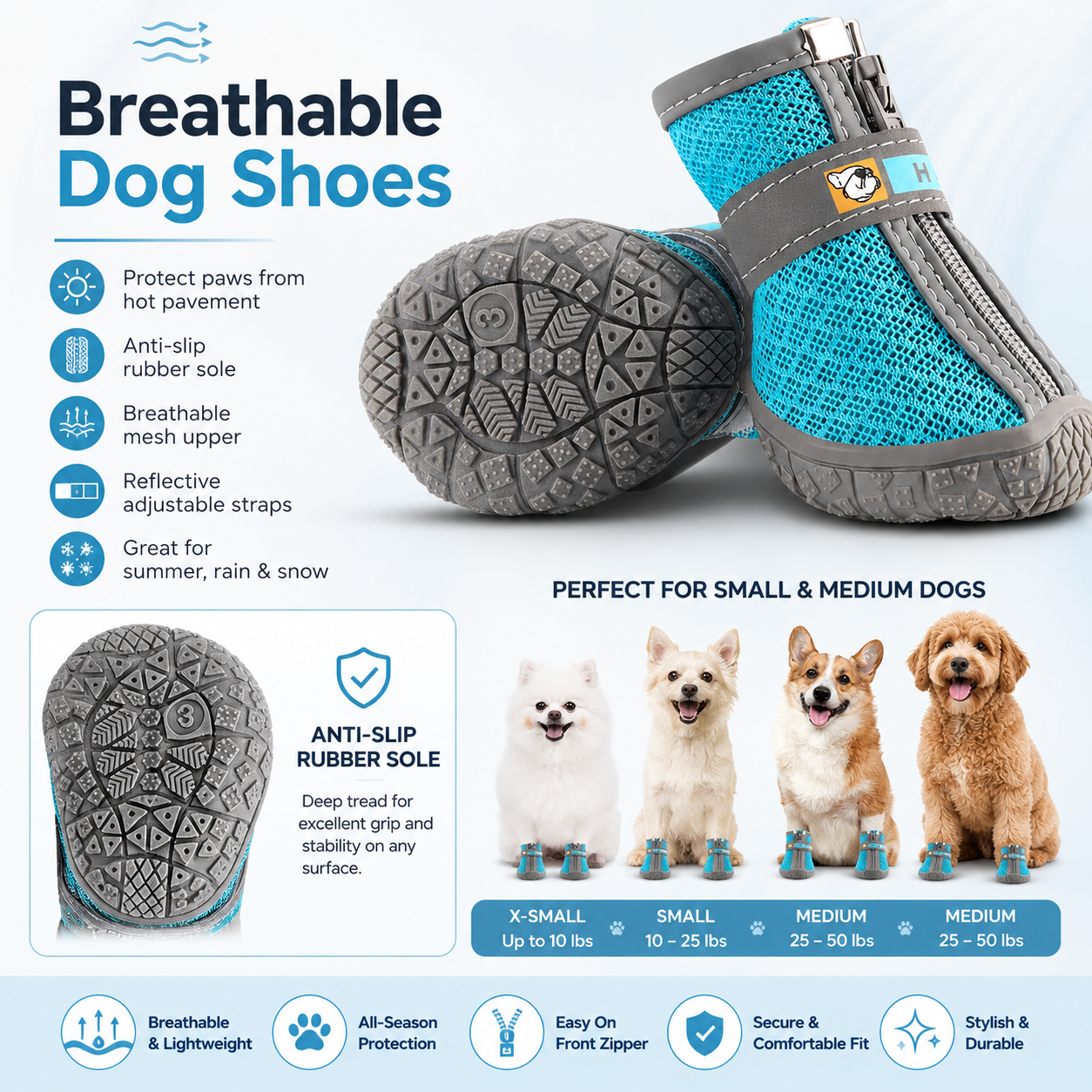 Dog Shoes for Hot Pavement