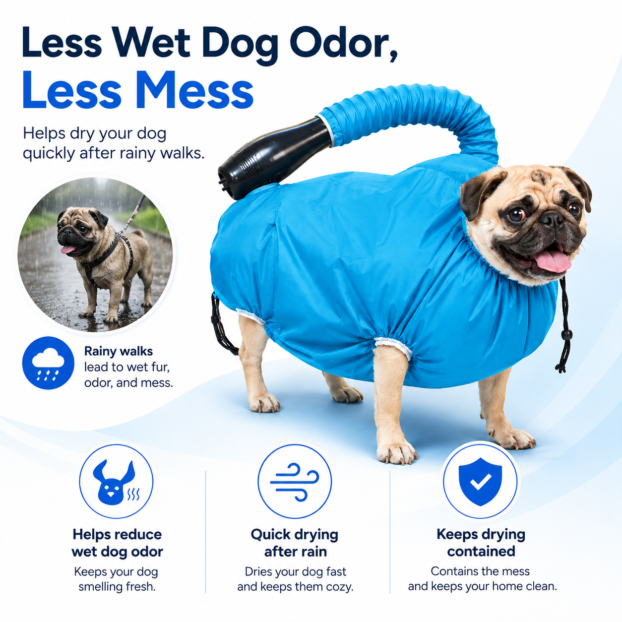 Portable Dog Drying Bag
