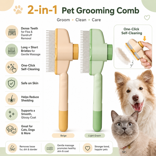 Pet Hair & Flea Comb